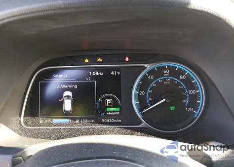 2020 Nissan Leaf Sv Plus 62 Kwh z USA, uszkodzony, nr VIN 1N4BZ1CP8LC302383